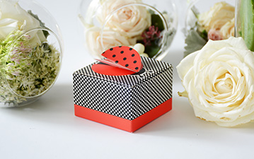 Cupcake doboz, kék, rózsaszín, fehér,  esküvői köszönetajándék, vendégajnándék, ajándékdoboz, köszönőajándék